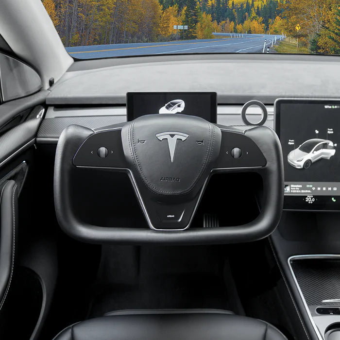 Model 3/Y Yoke Steering Wheel (Inspired by Model X/S Yoke Style)