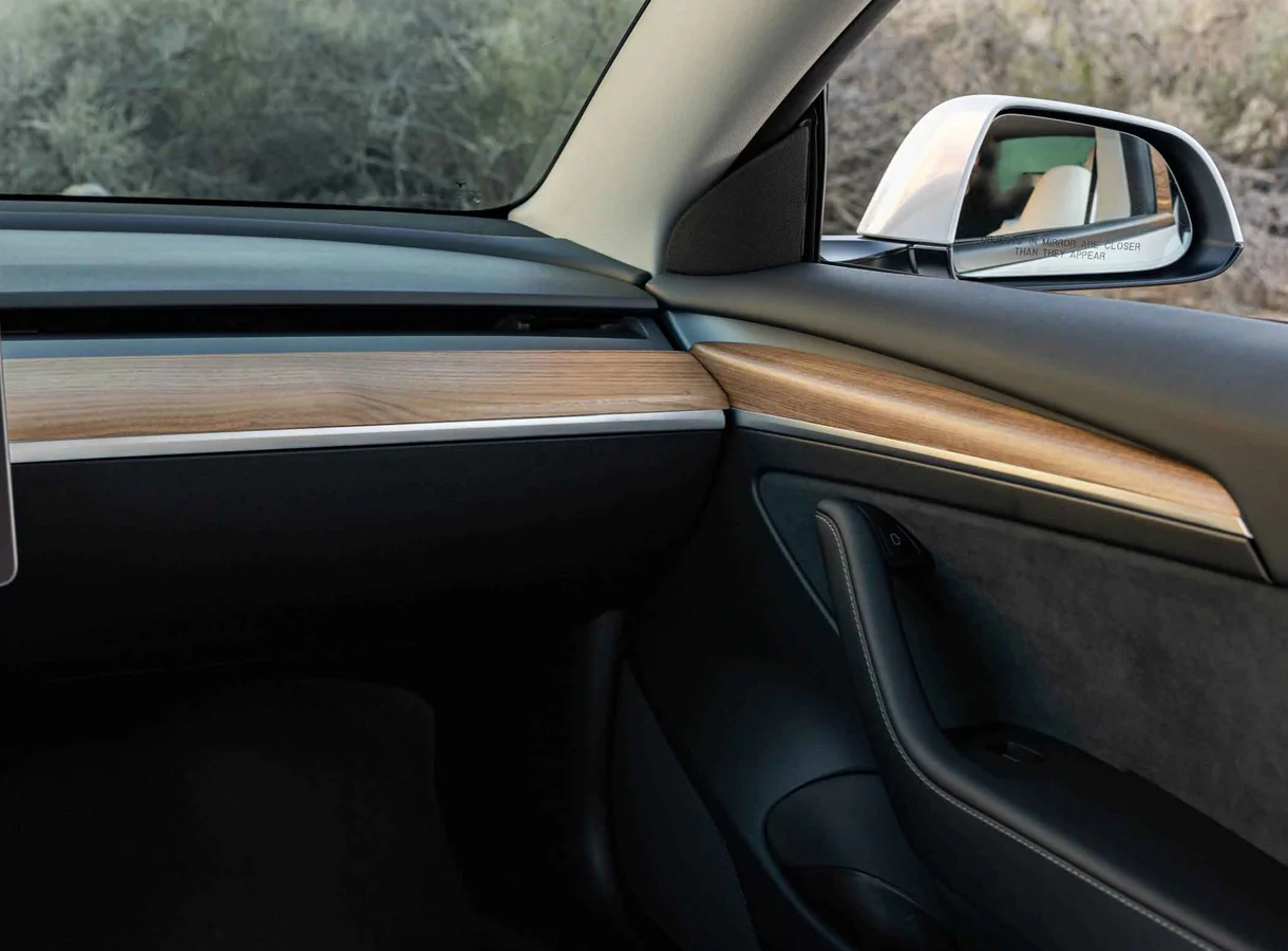 Wood Door Panels Cover for Tesla Model 3 & Model Y