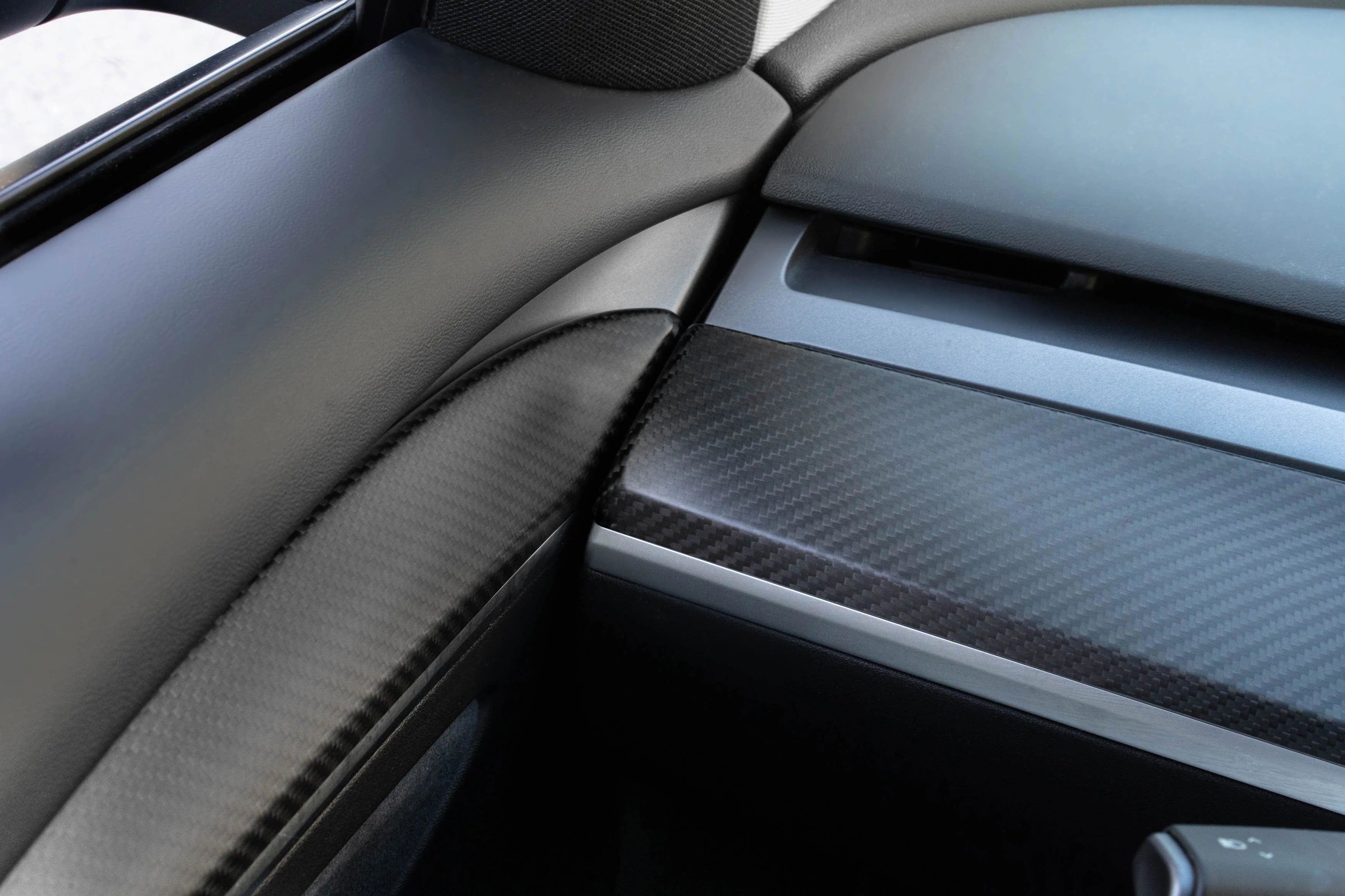 Genuine Carbon Fiber Door Panels for Tesla Model 3 & Y