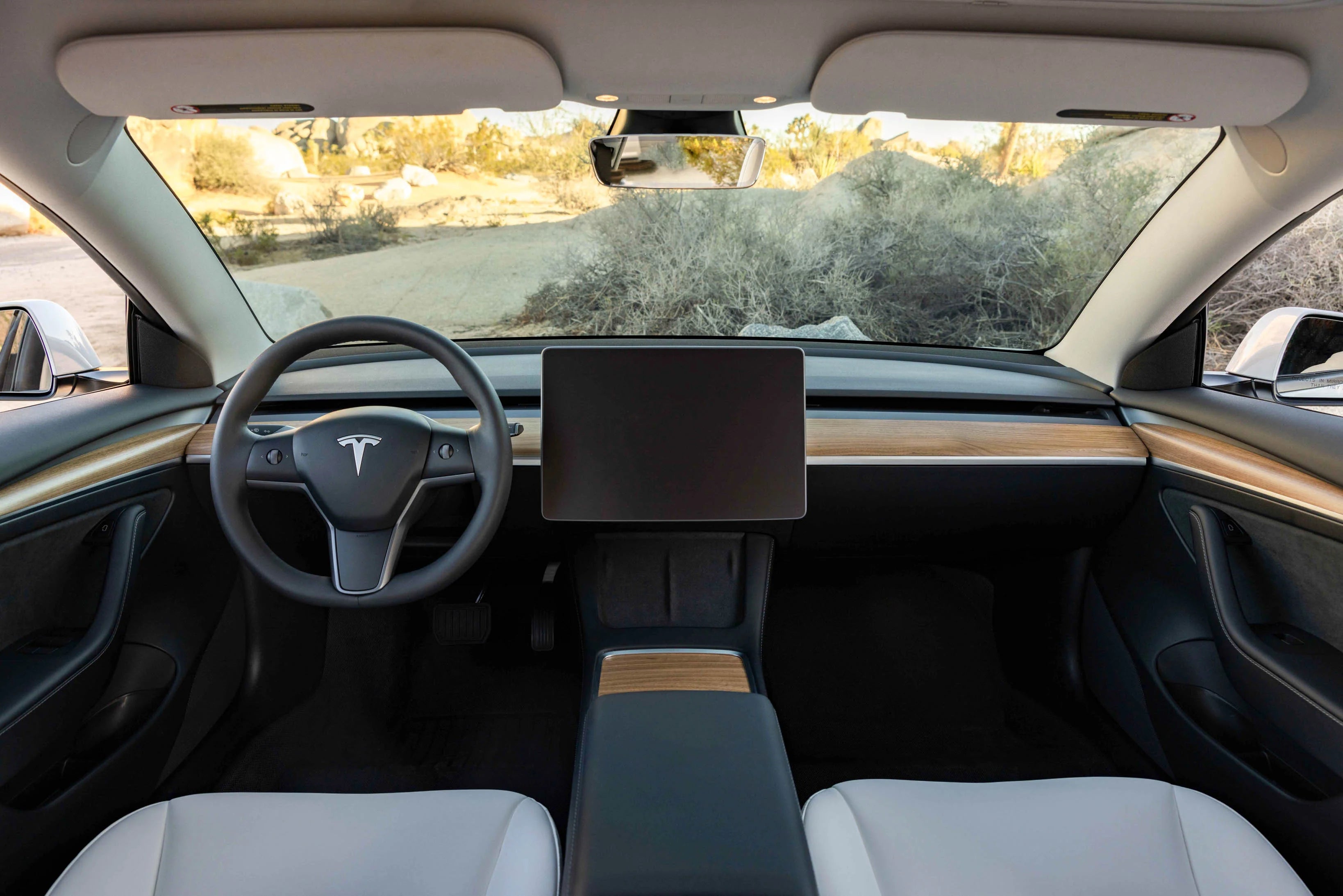 Wood Dashboard Cover for Tesla Model 3 & Model Y