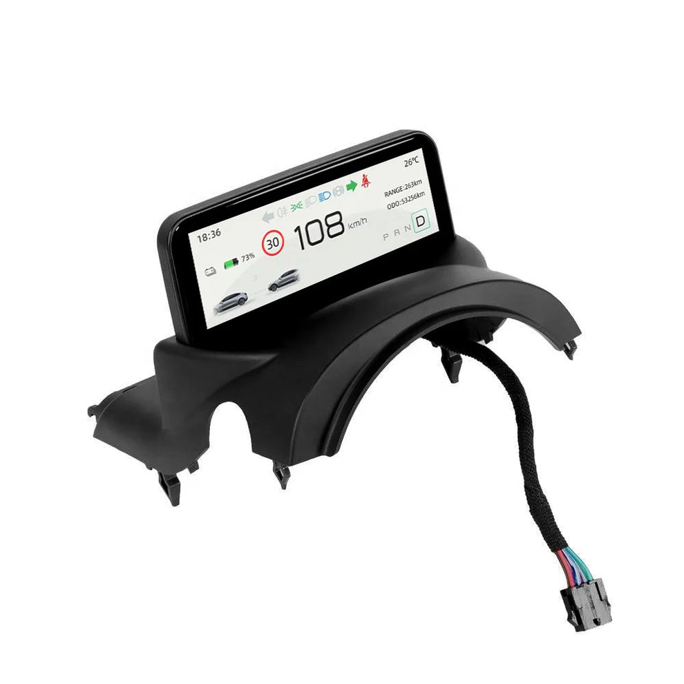 Tesla Model 3/Y Heads-Up Display Screen – 9" Touchscreen, Wireless CarPlay, Android Auto